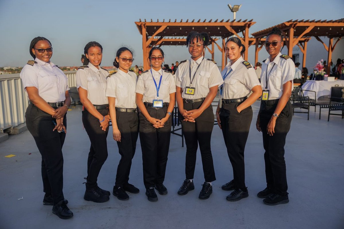 AWHWAES students in uniform at the school's annual awards evening
